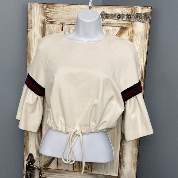 Zara Trafaluc collection crop top with shoe strings to make it tighter - Picture 4 of 13